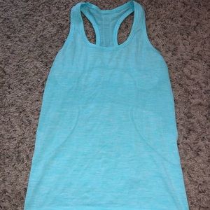 LULU swiftly tech tank size 4 blue